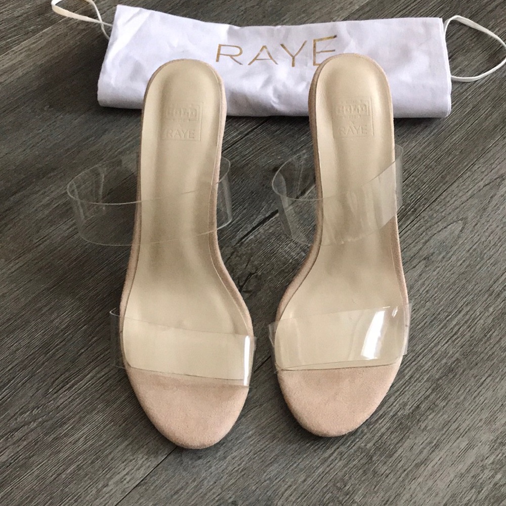 RAYE Clear Heels